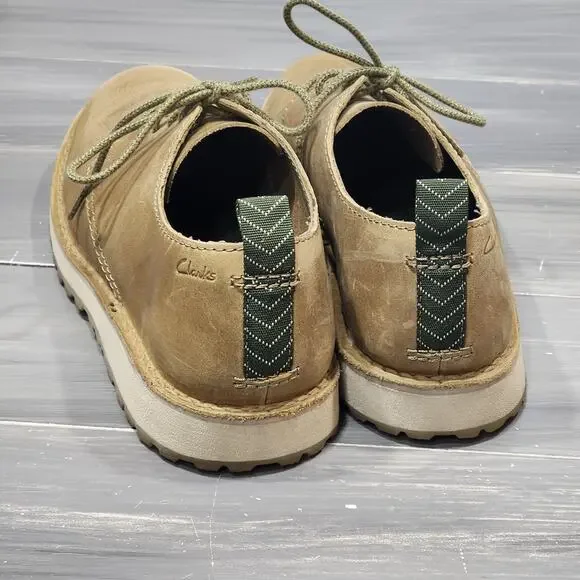 Clarks Men's Solsbury Shoes Comfort Lace Up Dark Sand Leather 26178984 SZ‎ 13 M - Picture 7 of 9